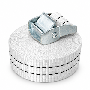 Sangle d'arrimage robuste en polyester avec boucle à came 38 mm, capacité 450 kg, pour le maintien des charges de camion, fabricant OEM ODM - Product Image 1