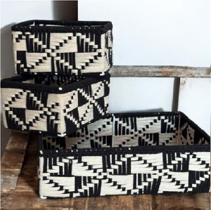 Modern Yellow Customizable Cotton Gift <b>Hamper</b> Basket Rectangular Multipurpose Storage & Organizer <b>Box</b> Made in India - Product Image 4