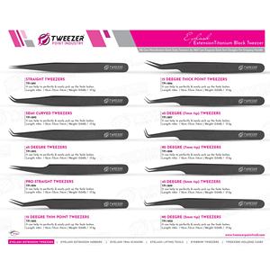 Black Storage <b>Box</b> Organizer Toothed Eyelash Tweezers <b>Empty</b> Packaging <b>Box</b> Stainless Steel Tools Custom Logo Anti-Magnetic Durable - Product Image 6