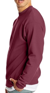Nouveauté Sweat-shirt d'hiver unisexe en molleton de coton mélangé, col rond, couleur unie, coupe classique, respirant, écologique, brodé - Product Image 2
