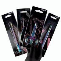 Ensemble d'outils professionnels de soin des ongles plaqués or OEM de haute qualité, coupe-cuticules, ciseaux à cuticules droits, lame tranchante en métal
