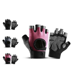 Gants d'haltérophilie professionnels avec protection des doigts et poignée de paume rembourrée en mousse pour la salle de sport - Product Image 1