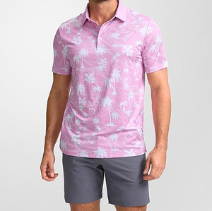 Polo ligero de hombre al por mayor, ropa de calle personalizada a la moda, tejido de punto con patrón sólido - Product Image 5