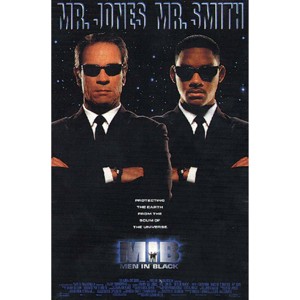 Modern Men in Black <b>Poster</b> for Wall Decor Made of Paper - Product Image 1