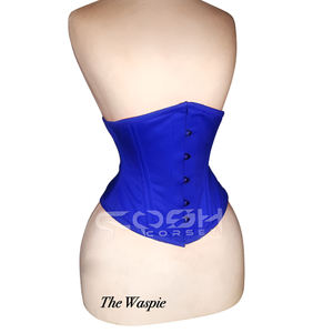 Customized Color <b>Red</b> Cotton Waist Training Corset 26 Steel Bones Hourglass Body Shaping Corset | OEM/ODM Services Available - Product Image 3