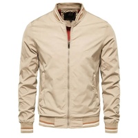 Blouson Bomber Homme Nouvelle Collection Automne Hiver à Col Montant et Capuche, Écologique, Réversible, Imperméable et Coupe-Vent, Style Décontracté – Vente en Gros