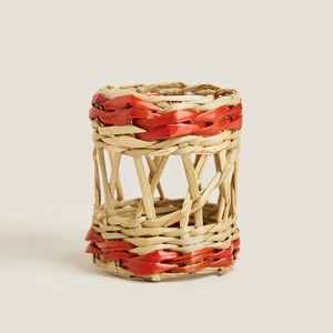 Handbraided seagrass napkin ring holder sea grass <b>linen</b> <b>cloth</b> rings low price table decor items - Product Image 1