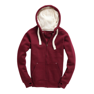 Sweat-shirt à capuche zippé pour homme doublé en sherpa, imprimé, avec logo technique brodé, respirant et à séchage rapide - Product Image 4