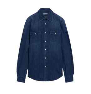 บริการ OEM ระดับมืออาชีพ เสื้อเชิ้ตยีนส์เดนิมคุณภาพส่งออก ระบายอากาศได้ดี สไตล์วินเทจ สินค้ามาใหม่ ความต้องการสูง - Product Image 4