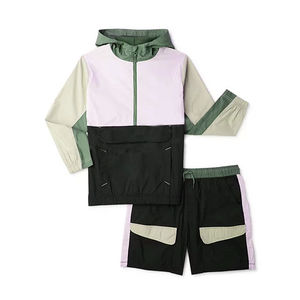 Ropa informal cómoda y elegante para hombre, sudaderas con capucha cortavientos, conjunto de pantalones cortos, ligeros, transpirables, de talla grande, últimos diseños - Product Image 6