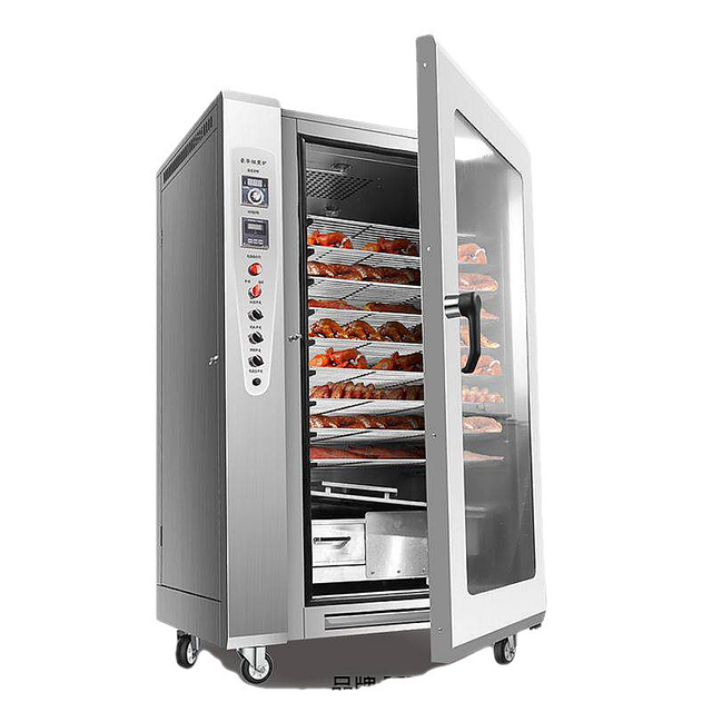 High Quality 9 Layers Electric or Gas Fish Beef Meat Industrial Smokers/meat Smoking Machine/smoke Oven