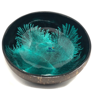 Ensembles de bols en noix de coco en laque et nacre faits à la main jetables pour le stockage des aliments à des fins décoratives en gros au Vietnam - Product Image 6