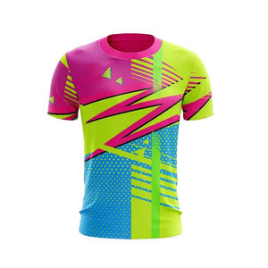 Custom Sublimation Print Men's O-Neck Short Sleeve <b>100</b>% <b>Polyester</b> Sport T-<b>Shirt</b> Quick Dry Regular Fit 180g Fabric - Product Image 1