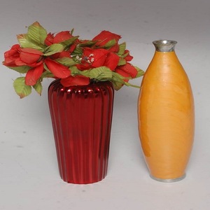 Florero Multicolor de Metal de latón creativo, Decoración de mesa clásica, florero y maceta para boda, decoración del hogar, floreros - Product Image 4