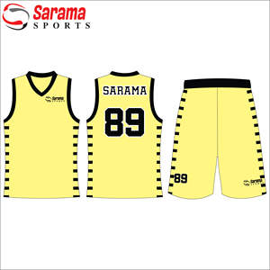 Maillot de basket-ball en polyester 100% uni par sublimation Derniers vêtements de sport Uniforme de basket-ball Uniforme de basket-ball bon marché, - Product Image 2