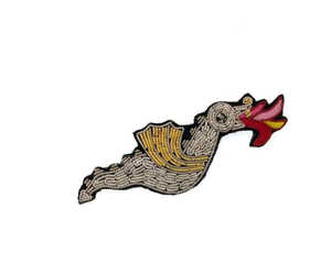 ป้ายปักมือแบบสั่งทำ ลายดอกไม้รูปหัวใจ ดีไซน์ลูกไม้ ทนทาน สีพื้น คุณภาพดีที่สุด - Product Image 5