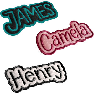 Patchs brodés en chenille pour vestes, sacs, chapeaux, uniformes, vêtements - Conception de logo personnalisée, artisanat DIY, couleur et taille personnalisées, à coudre - Product Image 1