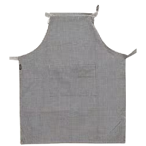 Tabliers de cuisine durables écologiques réutilisables personnalisés tablier en polyester lin coton imprimé en gros usage industriel à domicile - Product Image 4