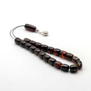 High Quality Eco-Friendly Polished Single Piece Handmade Resin Tasbih Islamic Angel Style Daily Prayer Beads - Product Image 3