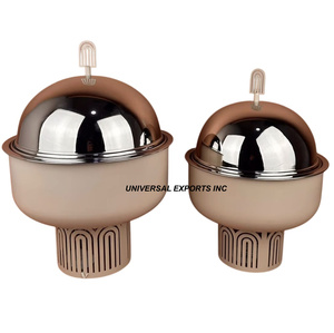 Decorative wooden Hotpot round Shape Dinnerware Designer Casserole Customized Size Wholesale Wooden <b>Food</b> <b>Warmer</b> - Product Image 4