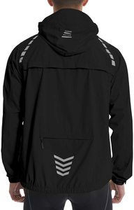 Chaqueta cortavientos reflectante de poliéster - Product Image 3