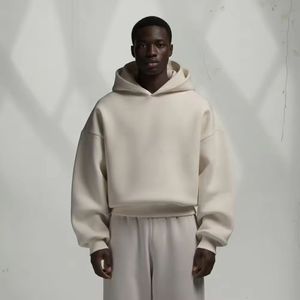 Sudadera con Capucha de Forro Polar para Hombre, Invierno, Impermeable, Antiencogimiento, Tejido de Punto, Tinte Liso, Diseño de Bolsillo Personalizado, Alta Calidad - Product Image 6