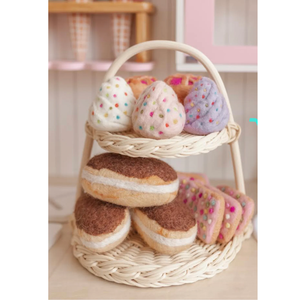 Vente en gros de porte-gâteau en rotin moderne écologique Design en bois à plusieurs niveaux pour l'extérieur, le salon, la chambre à coucher et l'école Fabriqué au Vietnam - Product Image 6