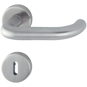 U-Shape Stainless Steel <b>Door</b> <b>Plates</b> for Left/Right OB Din Rosette Set E138Z/42KV/42KVS by HOPPE - Product Image 3