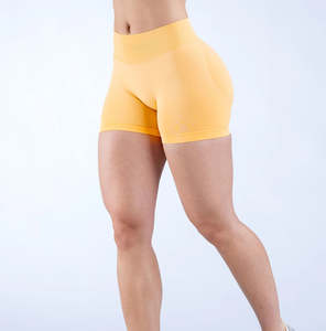 Shorts pour femmes respirant haute élasticité sans couture Stretch Durable Yoga Gym Shorts vêtements de sport Yoga butin course pantalons courts - Product Image 2