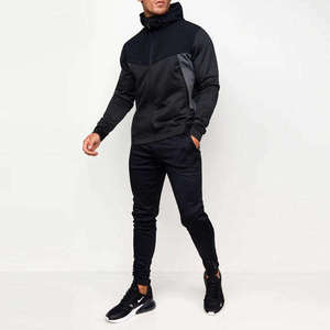 Nouveau survêtement tendance, design personnalisé, survêtement slim pour homme, survêtement uni tendance pour homme, logo personnalisé, survêtement de jogging - Product Image 1