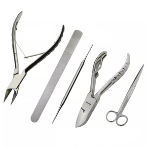 Vente en gros d'instruments de podologie podologique pour ongles d'orteils Pinces de manucure et de pédicure de haute qualité Kit d'instruments de podologie - Product Image 1
