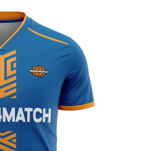 Made4Match, superventas, kits de camisetas de fútbol personalizados clásicos para niños, uniforme de fútbol a rayas de alta calidad - Product Image 5