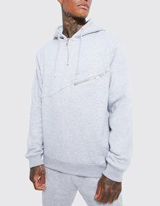 Vente en gros Ensembles unisexes de survêtements personnalisés Ensemble 2 pièces de sport de jogging en polaire lourde Pantalon de survêtement à capuche Survêtement surdimensionné pour hommes - Product Image 6