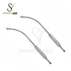 หลอดดูดสเตนเลสแบบไม่มีร่องปลายกว้าง8มม. (35.0ซม.) สำหรับการผ่าตัดหัวใจและทรวงอก - Product Image 6