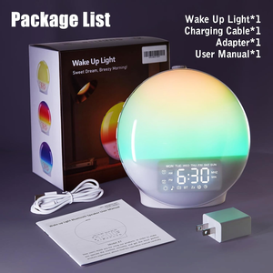 <span class=keywords><strong>Réveil</strong></span> intelligent avec lumière du jour, machine à bruit blanc numérique, lampe de <span class=keywords><strong>réveil</strong></span> pour chambre à coucher, bureau, bébé, enfant, table de sommeil, <span class=keywords><strong>radio</strong></span> - Product Image 6