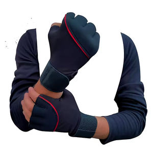 Guantes de levantamiento de pesas de neopreno de la mejor calidad, guantes de entrenamiento de gimnasio de medio dedo con logotipo personalizado para entusiastas del fitness - Product Image 6