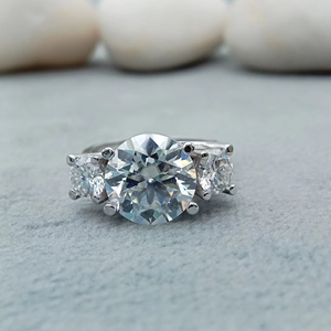 Anillo de Compromiso y Boda Clásico para Mujer, Diamante de Corte Brillante de 1.5ct, Engaste de Puntas, Certificado, Oro Rosa/Amarillo/Blanco de 14k/18k, VVS - Product Image 1