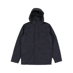 Top Quality Custom Made Polyester Parka <b>Jacket</b> for <b>Men</b> Winter Wear Comfortable Stylish Hooded Outerwear with Multiple Pockets - Product Image 1