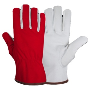 Best Performance Heavy-Duty Sheep Grain Leather Workwear <b>Gloves</b> Soft Garden Safety <b>Gloves</b> Heat Spark Resistance Reflective - Product Image 2