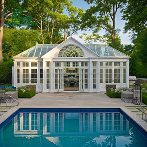 Serra da Giardino Moderna di Lusso in Vetro Eco-Sostenibile con Struttura in Acciaio, Dimensioni Personalizzabili per Cortile, Balcone e Uso Domestico - Product Image 2