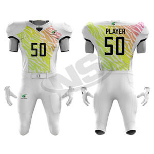 Uniforme de fútbol americano de práctica personalizado precio al por mayor entrenamiento de equipo poliéster hecho de secado rápido cómodo ropa deportiva para adultos - Product Image 4