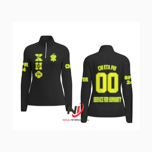 Sorority Chi Eta phi เสื้อแจ็คเก็ตลำลองปักกระดุมด้านล่างมีกระดุมเสื้อ1932ทีมตัวแทน - Product Image 1