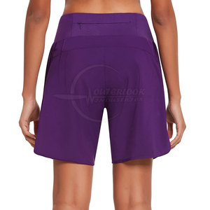 Short d'été lavable sur mesure de conception OEM pour femmes Short d'été personnalisé à fort impact pour femmes - Product Image 2