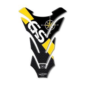 Adesivi 3D in Resina su Misura per Serbatoio, Impermeabili, Giallo-Carbonio per Moto BMW GS, Decalcomanie Logo per Motociclette - Product Image 1