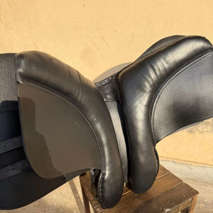 Silla de Montar de Cuero Genuino con Asiento Acolchado |   Silla de Montar Ecuestre - Product Image 3