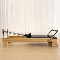 Máquina de Pilates de Lujo en Madera de Arce Dorada, Resistente y Saludable, Profesional, de Grado Comercial para Estudio, Venta al Por Mayor, para Yoga y Fitness