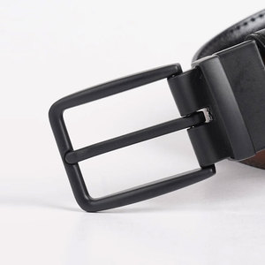 Ceinture en cuir véritable fabriquée en usine au prix de gros pour hommes Ceinture en cuir de vachette Ceinture en cuir à boucle ardillon - Product Image 5