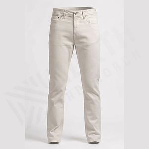 Jeans en denim d'hiver à coupe moderne pour hommes, motif uni, respirant, durable, service ODM, pantalons, couleur personnalisée, vente en gros, qualité supérieure - Product Image 1