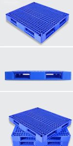 Paleta de Plástico Industrial de 3 Niveles, Alta Capacidad de Carga (3.0T Carga Dinámica), Entrada de 4 Vías, Paleta para Almacenamiento y Estanterías - Product Image 2