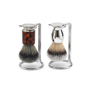 Soporte para brocha de afeitar y maquinilla de acero inoxidable con soporte, ligero y duradero - Product Image 5